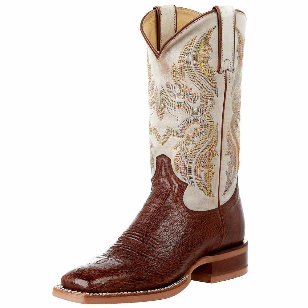 Justin Boots Women's NRS Exclusive Rum Brown Smooth Ostrich Cowgirl Boot 3 Justin Boots Women's NRS Exclusive Rum Brown Smooth Ostrich Cowgirl Boot