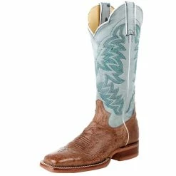 Justin Boots Womens NRS Exclusive Vintage Mink Smooth Ostrich Cowgirl Boot MJ3501