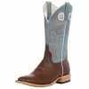 Horsepower Boots Men`s Top Hand Coach Shrunken Shoulder 13` Grey Sinsation Top Boot -Justin Boots Store 149945 default l