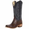 Horsepower Boots Men's Top Hand Kango Tobac Full Quill Ostrich 13' Black Pull Up Top TK Toe Boot -Justin Boots Store 149948 default l