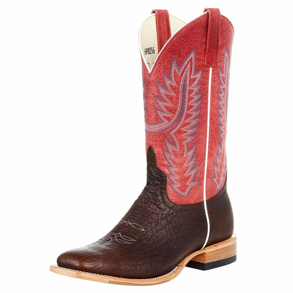 Horsepower Boots Men`s HP Top Hand Brown Shrunken Shoulder 13` Red Sinsation Top Boot 3 Horsepower Boots Men`s HP Top Hand Brown Shrunken Shoulder 13` Red Sinsation Top Boot