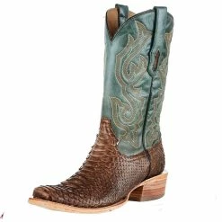 Corral Brown Python Cowboy Boots