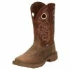 Justin Boots Men's Peanut Tan Water Buffalo 11in. Bronze Orange Top Work Boot -Justin Boots Store 154905 default l
