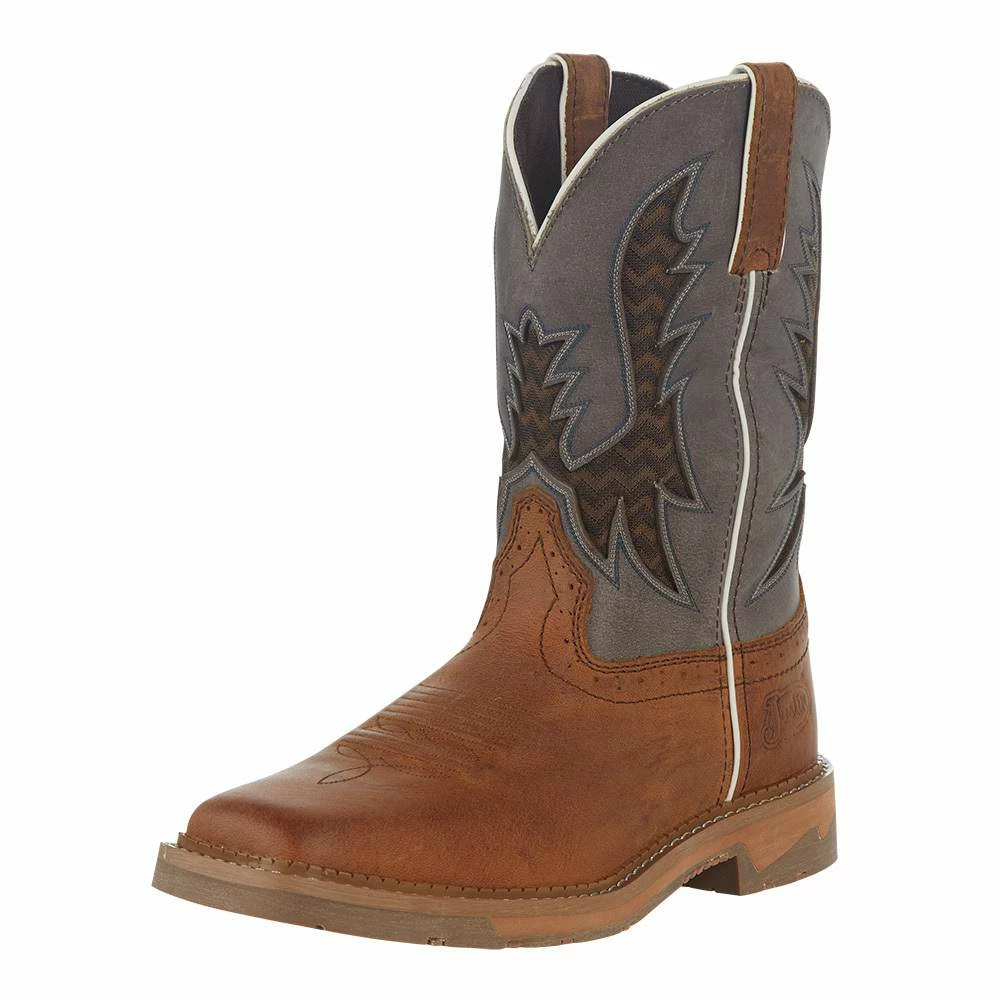 Justin Boots Men`s Stampede Bolt Redwood Water Buffalo 11in Independence Boot 3 Justin Boots Men`s Stampede Bolt Redwood Water Buffalo 11in Independence Boot
