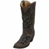 Corral Corral Brown And Black Sequin Inlay Cowgirl Boots -Justin Boots Store 15653 default l