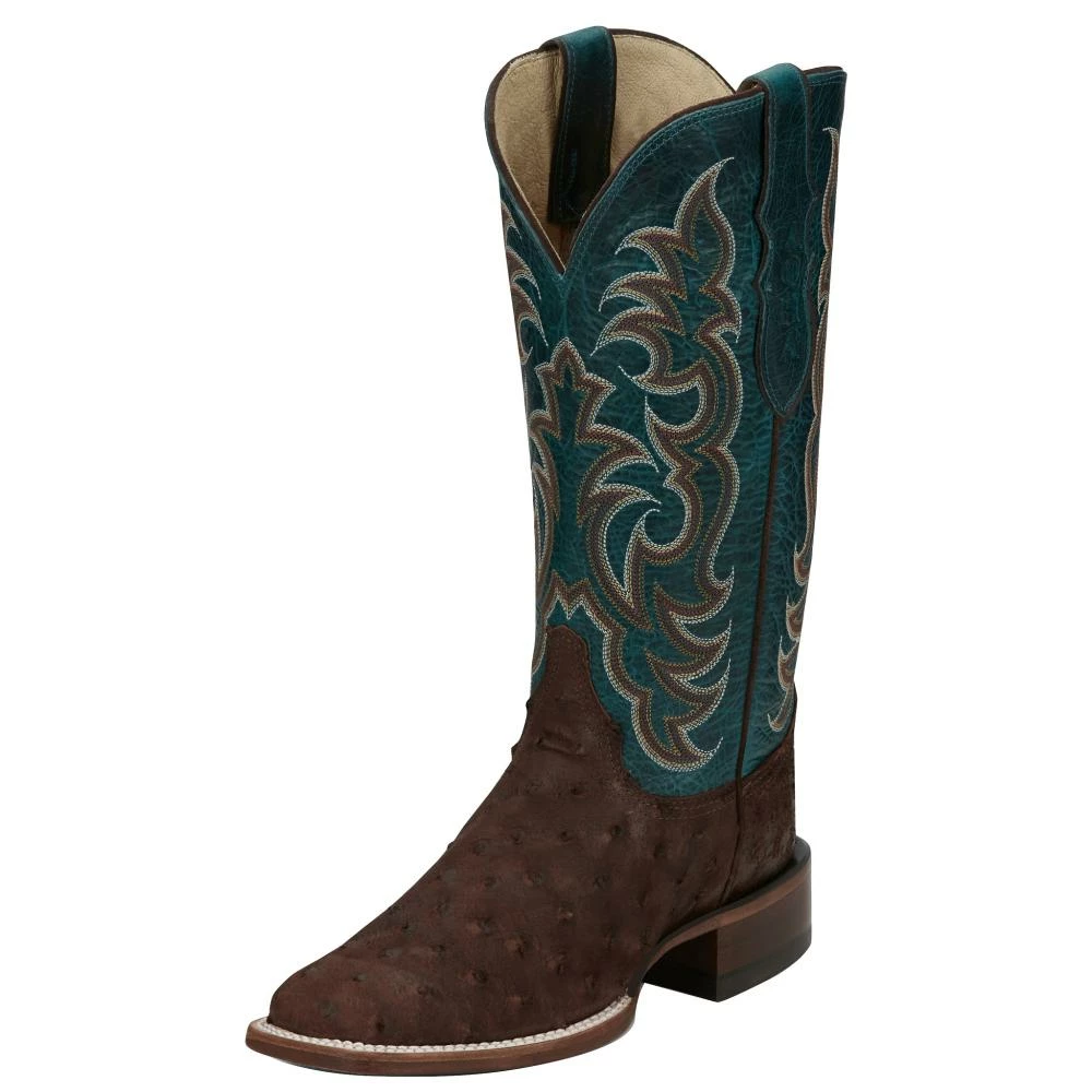 Justin Boots Women`s AQHA Cowgal Cigar Full Quill Ostrich 13 In Boot 3 Justin Boots Women`s AQHA Cowgal Cigar Full Quill Ostrich 13 In Boot