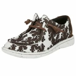 Justin Boots Women's Hazer Chocolate Cacti Casual