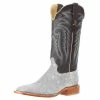 R Watson Boots Mens Natural Ring Tail Lizard 13in Chocolate Cowhide Boot -Justin Boots Store 165964 default l