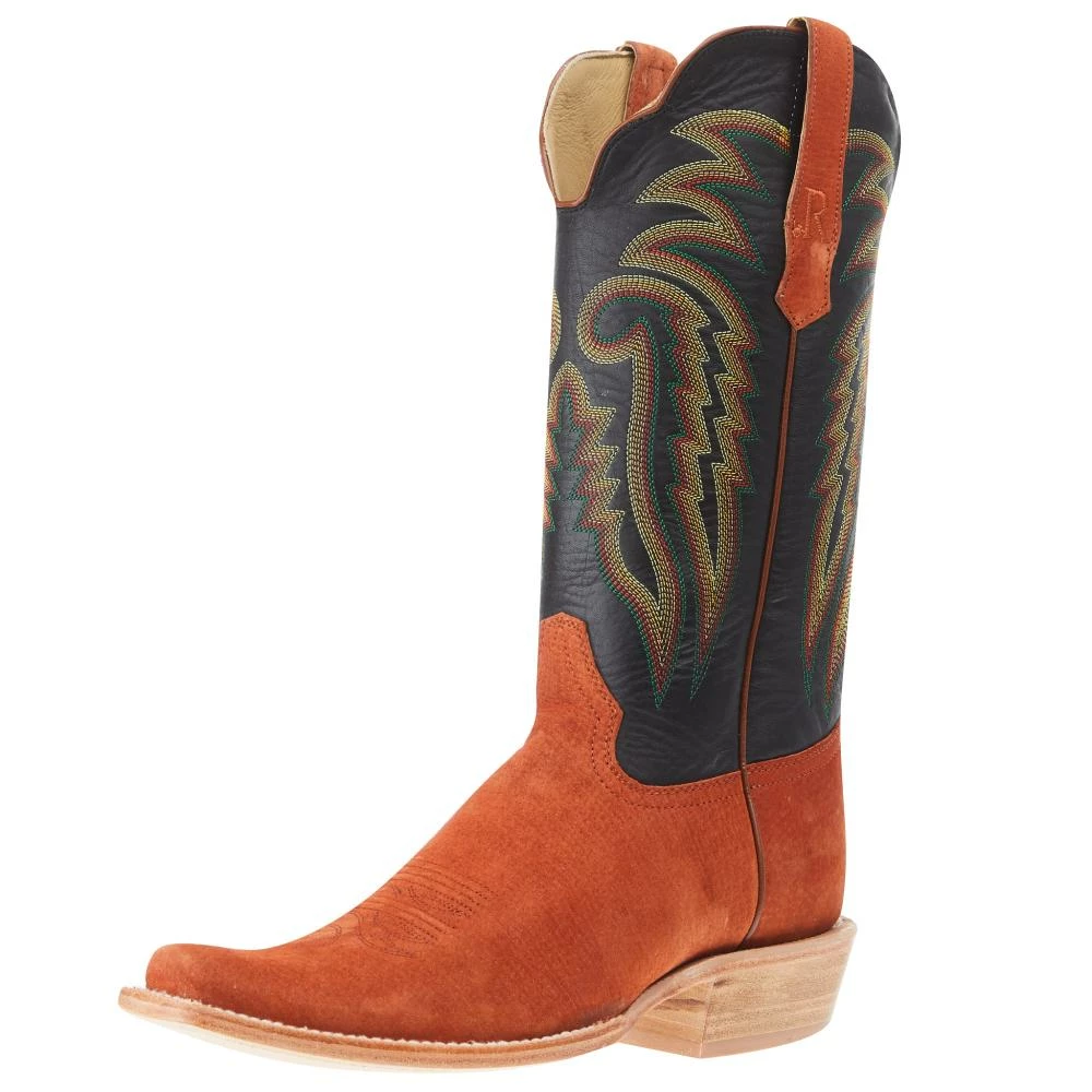 R Watson Boots Men's Cognac Boar 13in Black Sinatra Top Boot 3 R Watson Boots Men's Cognac Boar 13in Black Sinatra Top Boot