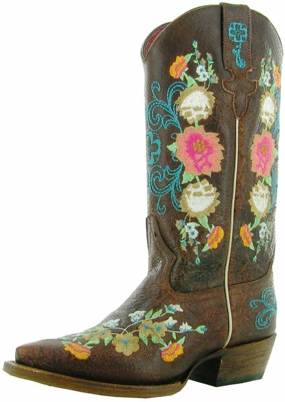 Kid's Anderson Bean Sweet Sixteen Rose Garden Cowgirl Boots 3 Kid's Anderson Bean Sweet Sixteen Rose Garden Cowgirl Boots