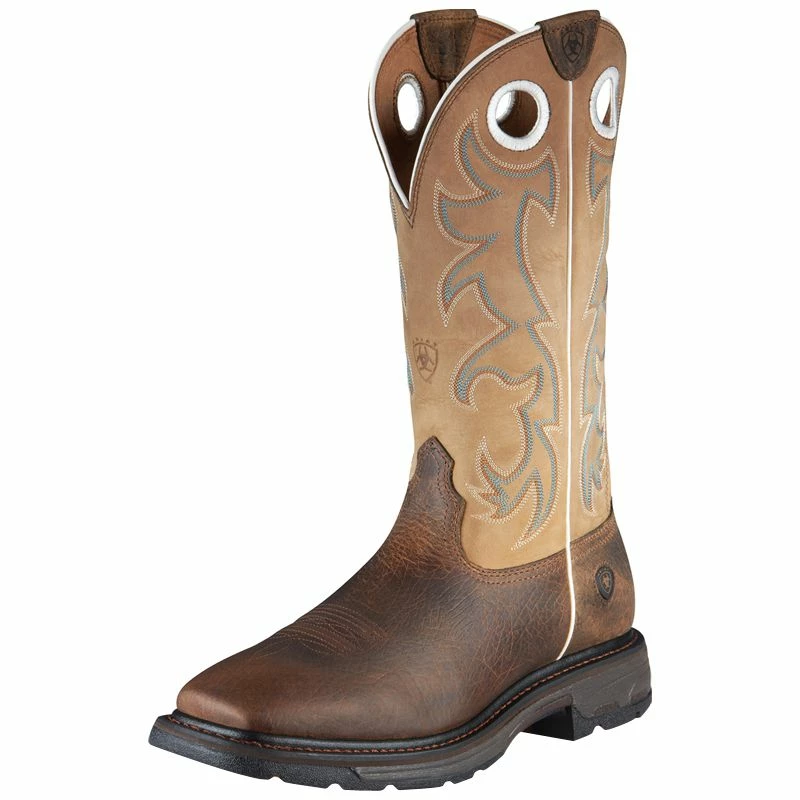 Men's Ariat Work-Hog 13in. Tall Steel Toe Work Boots 3 Men's Ariat Work-Hog 13in. Tall Steel Toe Work Boots