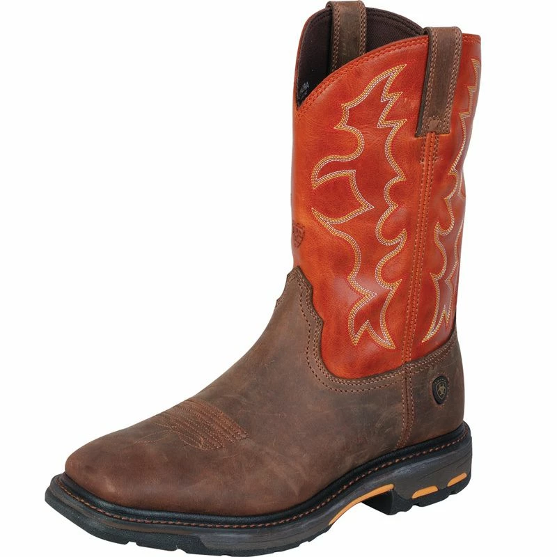 Ariat Mens Workhog Steel Toe Work Boots 10006961 3 Ariat Mens Workhog Steel Toe Work Boots 10006961