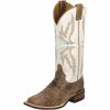 Justin Boots Women's Bent Rail Tan Puma Cowhide Cowgirl Boots -Justin Boots Store 21996 default l