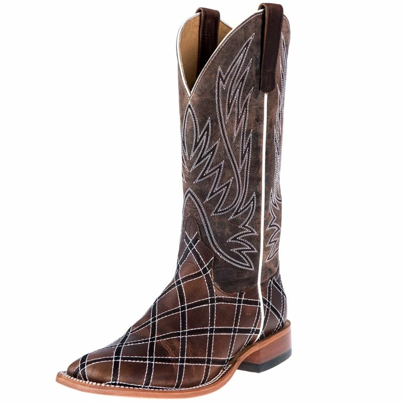 Horsepower Men's Sabotage Moka Patchwork Cowboy Boots 3 Horsepower Men's Sabotage Moka Patchwork Cowboy Boots