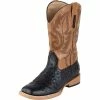 Roper Footwear Kid's Black Ostrich Print Cowboy Boots -Justin Boots Store 30511 default l