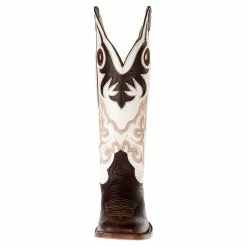 Alternative view of Hondo Enterprises Inc Mens Hondo Spanish Shoulder Chocolate Cowhide Cowboy Boots
