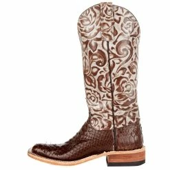 Anderson Bean Women`s AB Dark Brown Matte Python Rusty Old Tin Roof Cowgirl Boots 9 Anderson Bean Women`s AB Dark Brown Matte Python Rusty Old Tin Roof Cowgirl Boots -Justin Boots Store 331561 3