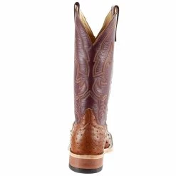 Anderson Bean Men'sAnderson Bean Peanut Full Quill Ostrich 13in. Burgundy Glove Top Boots 11 Anderson Bean Men'sAnderson Bean Peanut Full Quill Ostrich 13in. Burgundy Glove Top Boots -Justin Boots Store 332396 4