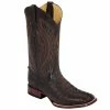 Ferrini Men's Dark Chocolate Caiman Cowboy Boots 2 Ferrini Men's Dark Chocolate Caiman Cowboy Boots -Justin Boots Store 34526 default l