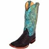 Ferrini Women's Black Caiman Print Cowgirl Boots 1 Ferrini Women's Black Caiman Print Cowgirl Boots -Justin Boots Store 34627 default l