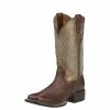 Ariat Women's Round Up Yukon Brown Cowgirl Boots -Justin Boots Store 36629 default l