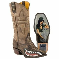 Tin Haul Footwear Men's Sharky Cowboy Boots