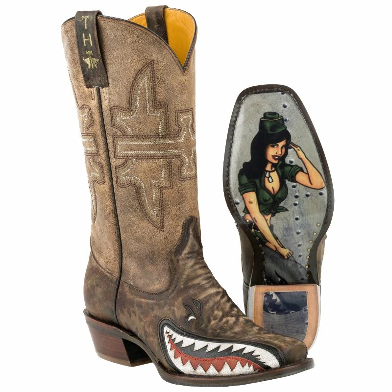 Tin Haul Footwear Men's Sharky Cowboy Boots 3 Tin Haul Footwear Men's Sharky Cowboy Boots