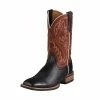 Men's Ariat Quickdraw Black Deertan Cowboy Boots 1 Men's Ariat Quickdraw Black Deertan Cowboy Boots -Justin Boots Store 45128 default l