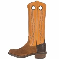 Rios Of Mercedes Ride Ready Choc Bison Cowboy Boots -Justin Boots Store 4917N 2