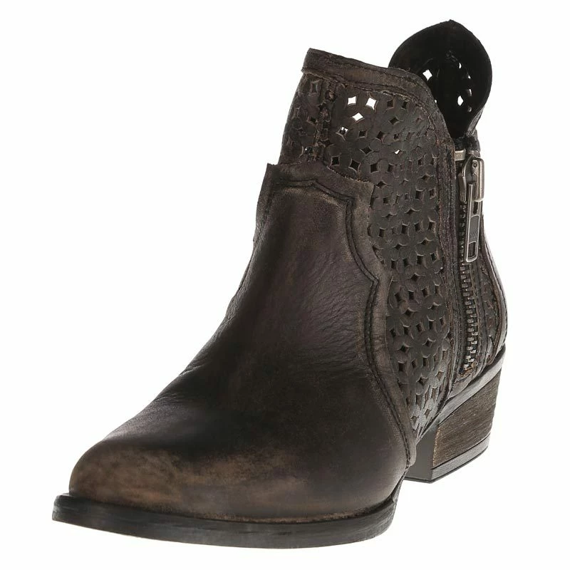 Circle G Women's Black Cut Out Shortie Cowgirl Boots 3 Circle G Women's Black Cut Out Shortie Cowgirl Boots