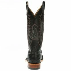 Anderson Bean Men's Black Full Quill Ostrich Cowboy Boots 10 Anderson Bean Men's Black Full Quill Ostrich Cowboy Boots -Justin Boots Store 5401A 3