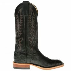 Anderson Bean Men's Black Full Quill Ostrich Cowboy Boots 11 Anderson Bean Men's Black Full Quill Ostrich Cowboy Boots -Justin Boots Store 5401A 4