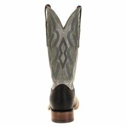 Justin Boots Men's AQHA Antracite Goat 13in. Seaglass Cowhide Top Square Toe 11 Justin Boots Men's AQHA Antracite Goat 13in. Seaglass Cowhide Top Square Toe -Justin Boots Store 7060 3
