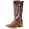 Men's Ariat Silverado Caiman Carmel Belly Blush Cowboy Boots -Justin Boots Store 79366 default l