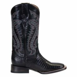 Ferrini Women's Black Teju Lizard Cowgirl Boots 11 Ferrini Women's Black Teju Lizard Cowgirl Boots -Justin Boots Store 8119304070B PG 47 2382