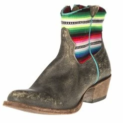 Macie Bean Boots Women's Macie Bean Black Cracktacular Super Serape Boots