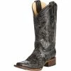 Corral Women's Vintage Black Python Inlay Cowgirl Boots 2 Corral Women's Vintage Black Python Inlay Cowgirl Boots -Justin Boots Store 864 default l