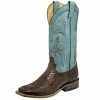 Tony Lama Mens Honey Cabra W/Louisana Sky Blue Top Cowboy Boots -Justin Boots Store 87628 default l