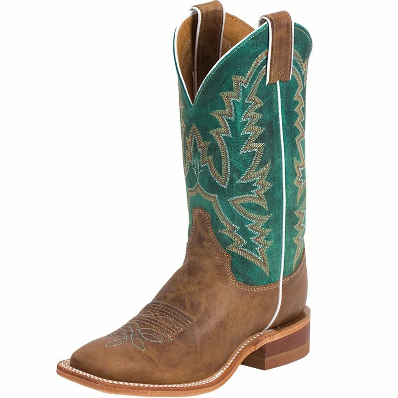 Justin Boot Company Women's Bent Rail American Burnished Tan Cowgirl Boots 5 Justin Boot Company Women's Bent Rail American Burnished Tan Cowgirl Boots - Image 3