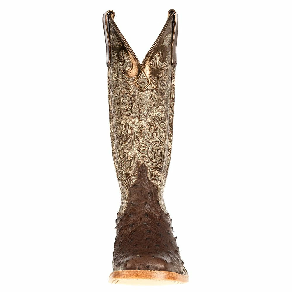 Anderson Bean Women's Kango Tobacco Full Quill Ostrich Boots 4 Anderson Bean Women's Kango Tobacco Full Quill Ostrich Boots - Image 2