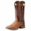 Ariat Mens Branding Pen Tobacco 13in Maroon Top Cowboy Boots -Justin Boots Store 92675 default l