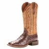 Relentless By Ariat Men's Ariat Relentless Tobacco Full Quill Ostrich 13in. Cowboy Boots -Justin Boots Store 98031 default l