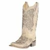 Corral Ladies White Glitter/Crystals Square Toe Cowgirl Boots 1 Corral Ladies White Glitter/Crystals Square Toe Cowgirl Boots -Justin Boots Store 99490 default l