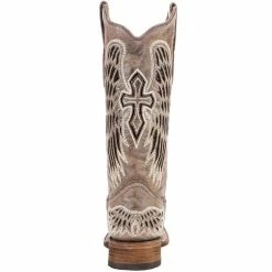 Corral Women's Brown With Black Wings & Cross Cowgirl Boots 10 Corral Women's Brown With Black Wings & Cross Cowgirl Boots -Justin Boots Store A1197 4