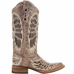 Corral Women's Brown With Black Wings & Cross Cowgirl Boots 11 Corral Women's Brown With Black Wings & Cross Cowgirl Boots -Justin Boots Store A1197 5