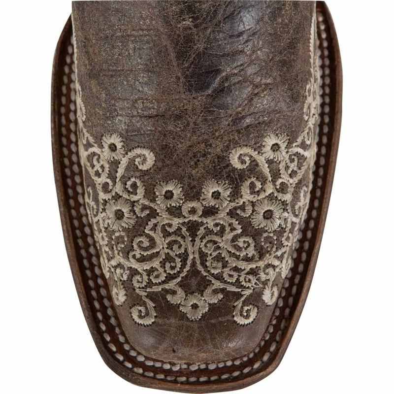 Corral Women's Brown Crater Bone Embroidery Cowgirl Boots 4 Corral Women's Brown Crater Bone Embroidery Cowgirl Boots - Image 2
