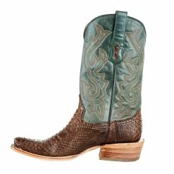 Corral Brown Python Cowboy Boots -Justin Boots Store A4287 5