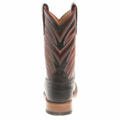 Anderson Bean Kids Black Caiman Print Cowboy Boots -Justin Boots Store ABK3005 3