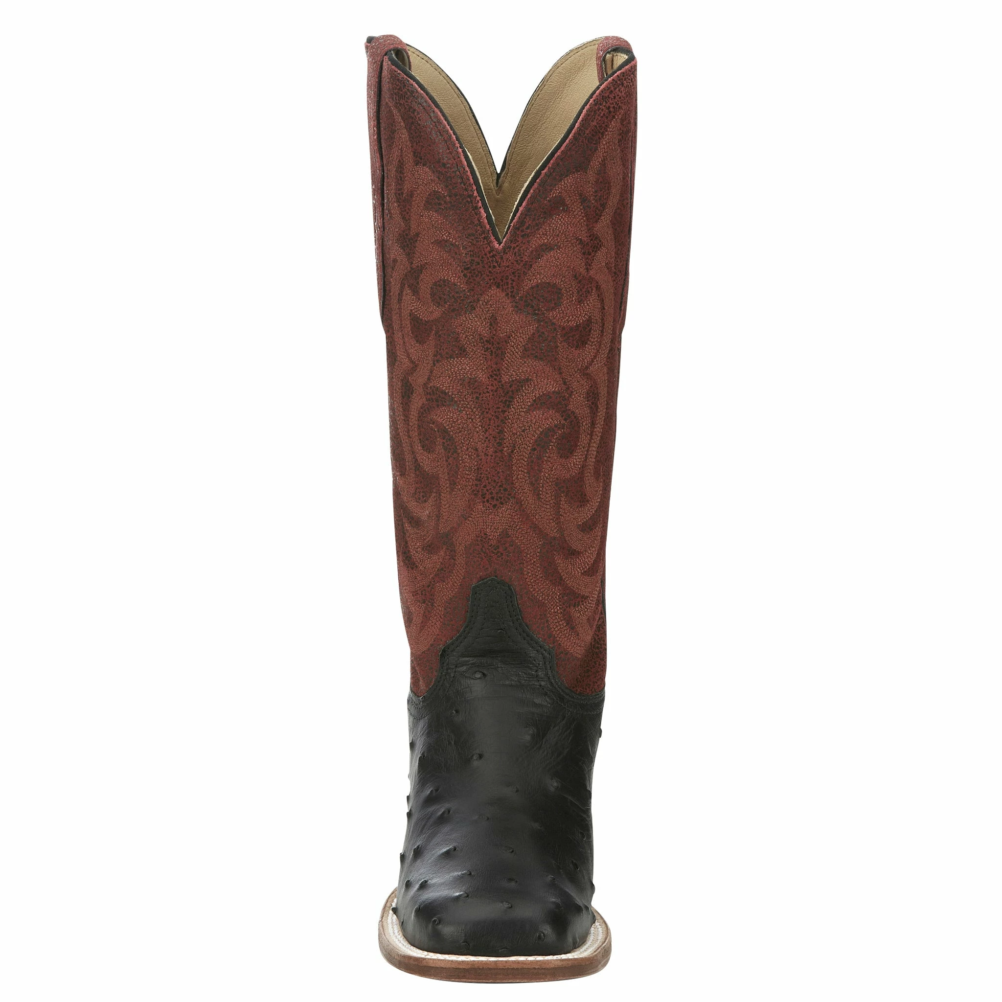 Justin Boots Women`s AQHA Cowgal Black Full Quill Ostrich 13 In Boot 6 Justin Boots Women`s AQHA Cowgal Black Full Quill Ostrich 13 In Boot - Image 4