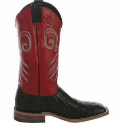 Men's Justin Bent Rail Black Wildebeest Cowboy Boots 9 Men's Justin Bent Rail Black Wildebeest Cowboy Boots -Justin Boots Store BR319 right
